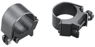 Weaver 49121 Detachable Top Mount Quick-Detach Rings, 30mm Low, Matte Black Aluminum