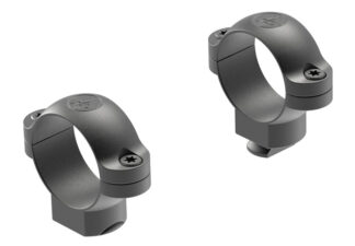 Leupold 1" Medium Matte Scope Rings (Standard, 2-Piece) with Leupold Base Mounts