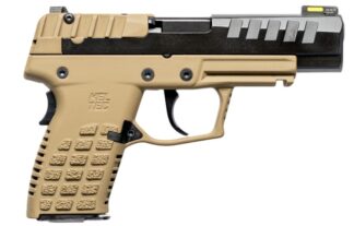KelTec P15 9mm Striker-Fired Handgun with 4in Barrel, Tan Frame