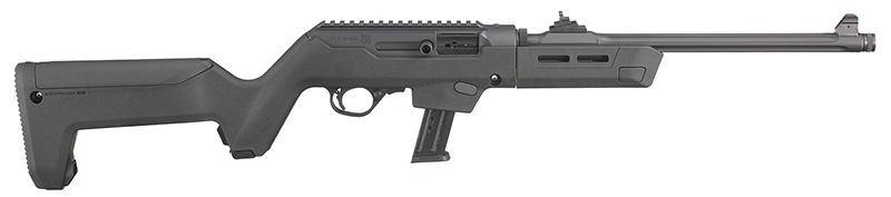 Ruger PC Carbine 9mm Semi-Auto 16.12 in Barrel, 17 Rounds, Black with Magpul Backpacker Stock