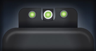 Truglo Tritium Pro Night Sights Glock High MOS Square Front U-Notch Rear (Green/Orange)