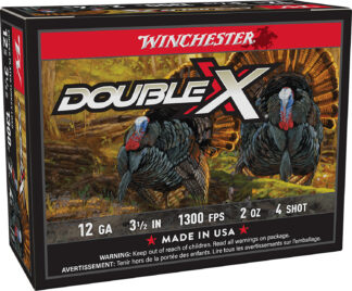 Winchester Double X High Velocity Turkey 12 Gauge 3.5 in #4 Shot, 2 oz, 10 Rounds/Box