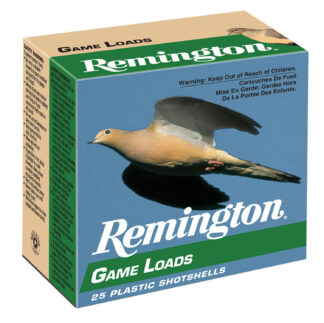 Remington Game Load 20 Gauge 2.75 in Shell, #6 Lead Shot, 7/8 oz, 25 Rounds