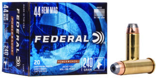 Federal Power-Shok .44 Magnum 240 gr JHP 20 Rounds Per Box