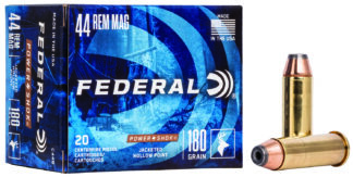 Federal Power-Shok .44 Magnum 180 gr JHP 20 Rounds Per Box