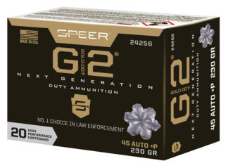 Speer Gold Dot G2 45 ACP +P 230-Grain Gold Dot Hollow Point, 20 Rounds