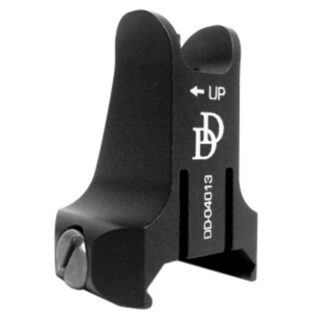 Daniel Defense Rail Mount Fixed Front Sight, 2 MOA, Black Hardcoat Anodized