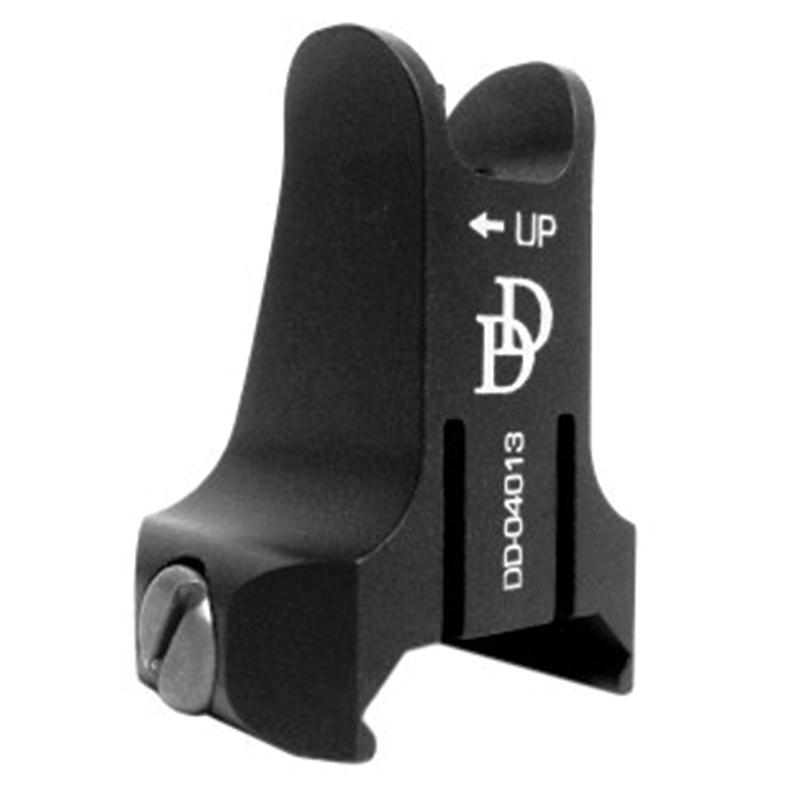 Daniel Defense Rail Mount Fixed Front Sight, 2 MOA, Black Hardcoat Anodized