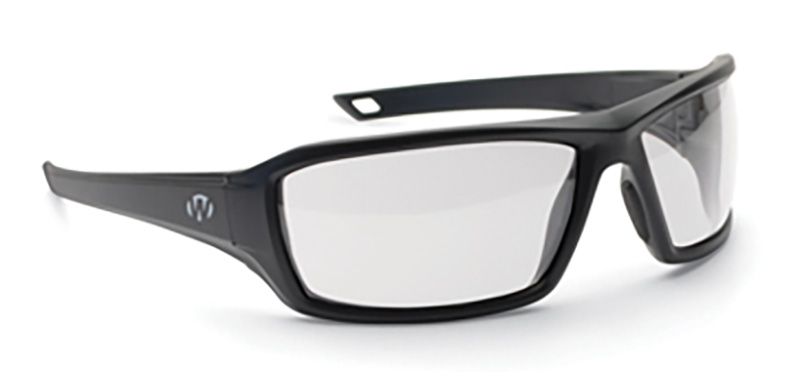 Walkers IKON Forge Full Frame Shooting Glasses, Clear Lens, Black Frame