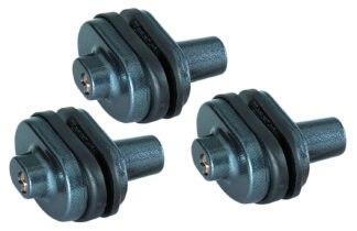 Master Lock 90TRISPT Keyed Alike Trigger Lock, Steel/Zinc with Rubber Pads, Gray (3-Pack)