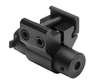 NCStar Compact Red Laser with Weaver Mount, 5mW, Black Aluminum