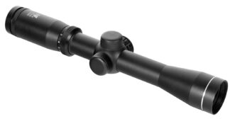 NCStar Pistolero 2-7x32 Illuminated Red Plex Scope, 1 in Tube, Black Anodized Aluminum