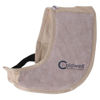 Caldwell Past Field Recoil Shield 1/4 in Leather Pad Ambidextrous Tan Cloth