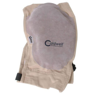 Caldwell Super Mag Plus Recoil Shield, Ambidextrous, Tan Cloth W/ 1 in Leather Pad