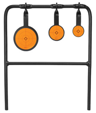 Caldwell Plink N' Swing Triple Spin 22 Rimfire Steel Targets Black/Orange