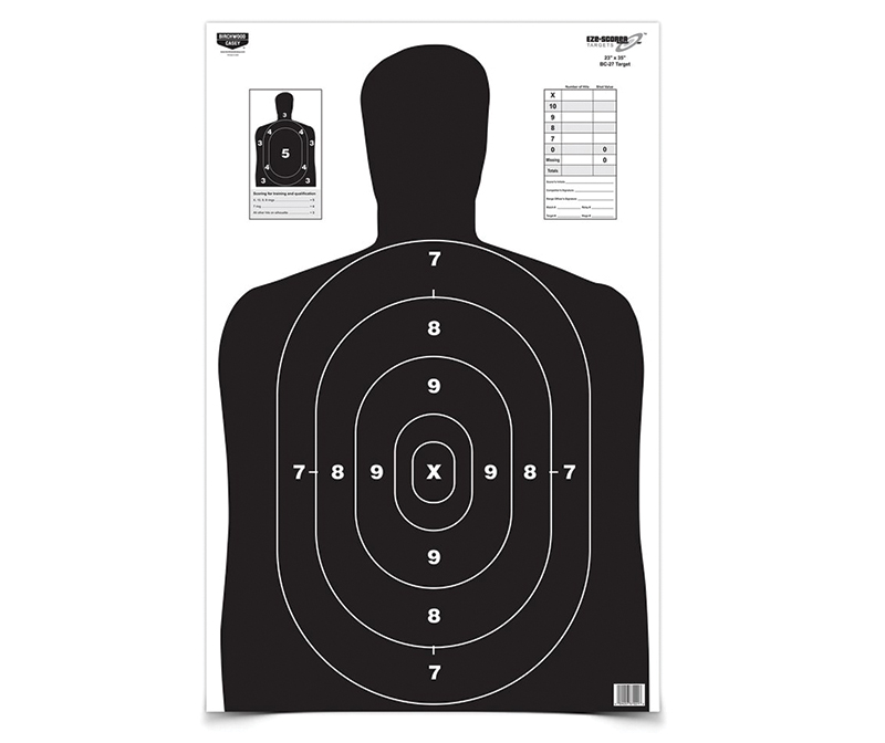 Birchwood Casey Eze-Scorer 23 x 35 Hanging Targets, Case of 100