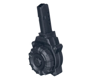 ProMag DRMA34 Standard 9mm Glock 43 Drum Magazine, Black Polymer, 30 Rounds