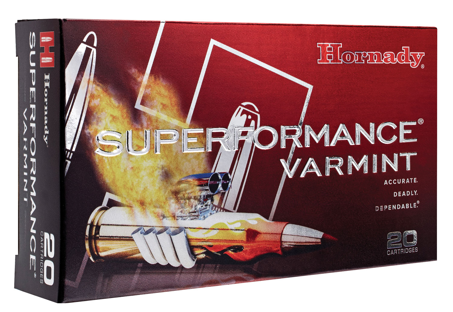 Hornady 8334 Superformance Varmint .22-250 Rem 35 gr NTX, 20 Rounds Per Box