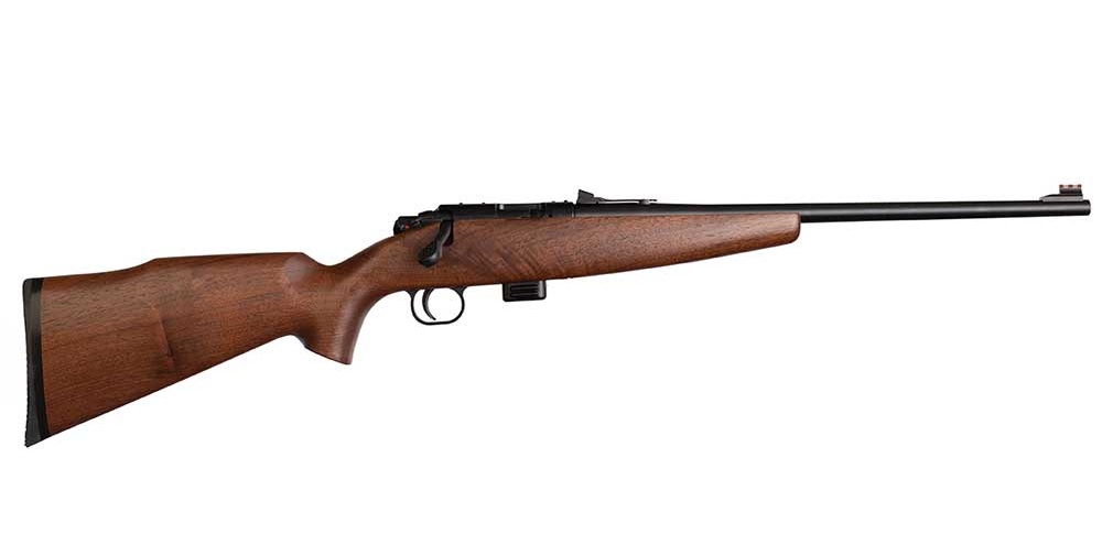 Davey Crickett 722 Sporter Compact Youth 22 LR Bolt Action 16.25" 7+1 Blued/Walnut