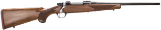 Ruger M77 Hawkeye Compact .243 Winchester Bolt-Action 16.5 in, 4+1, Satin Blued, American Walnut