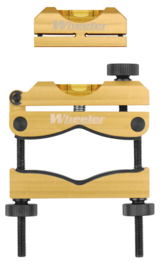 Wheeler 119050 Pro Reticle Leveling System Universal Aluminum Level Kit (Black/Yellow)