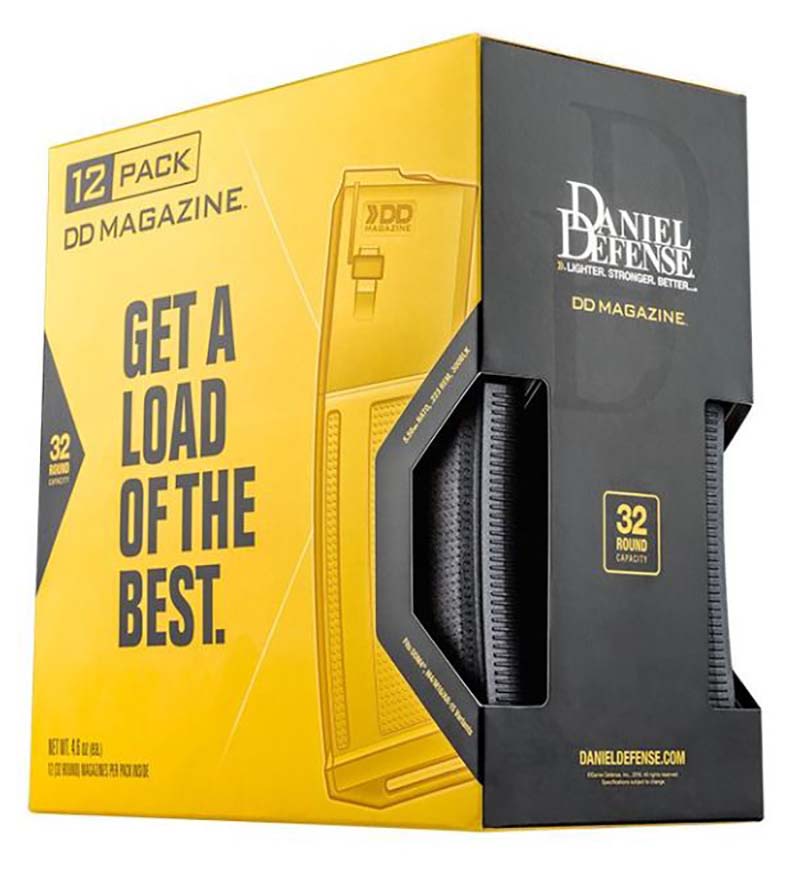 Daniel Defense DD Magazine .223/5.56 NATO 32 Rounds Black 12-Pack