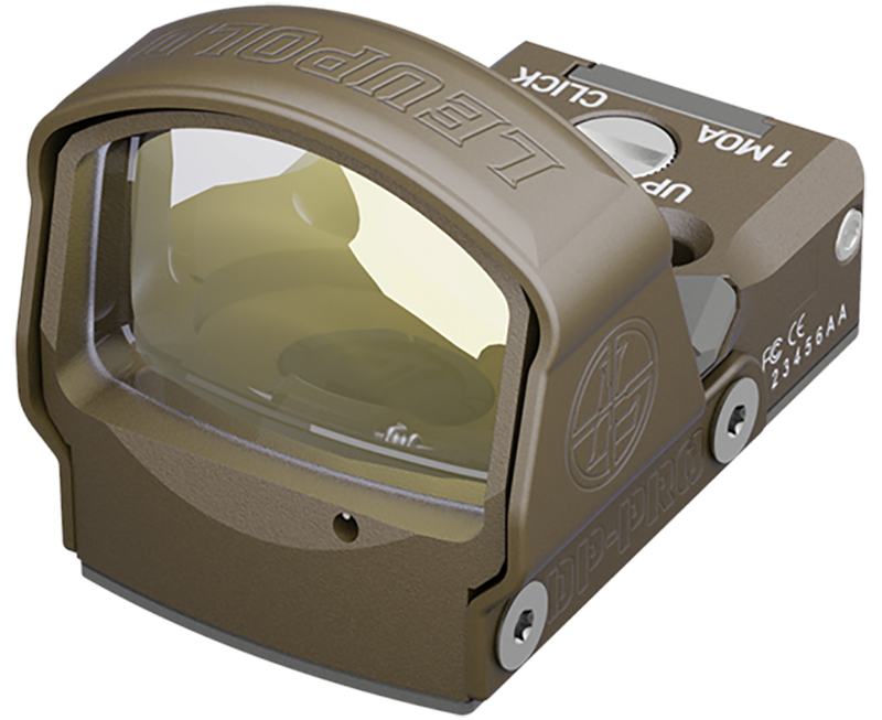 Leupold DeltaPoint Pro 1x Reflex Sight, 2.5 MOA Dot, FDE, 1 MOA Adjustment