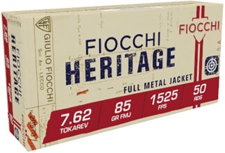 Fiocchi 7.62x25mm Tokarev FMJ 50-Round Box