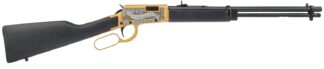 Rossi Rio Bravo .22 LR Lever Action 18 in Barrel 15+1 Gold Cerakote Hardwood Stock