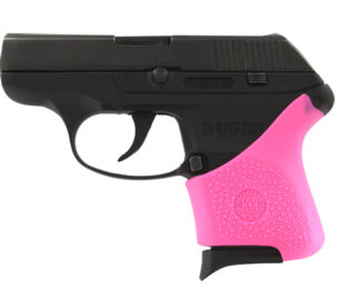 Hogue HandAll Hybrid Grip Sleeve Rubber Textured Pink for Ruger LCP
