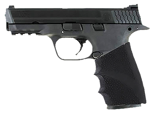 Hogue HandAll Hybrid Grip Sleeve for S&W M&P 9mm/40SW, Black Rubber Finger Grooves
