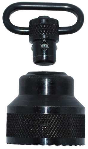 GrovTec GTSW298 12 Gauge Mag Cap Set with 1" Push Button Swivel, Black Oxide Steel