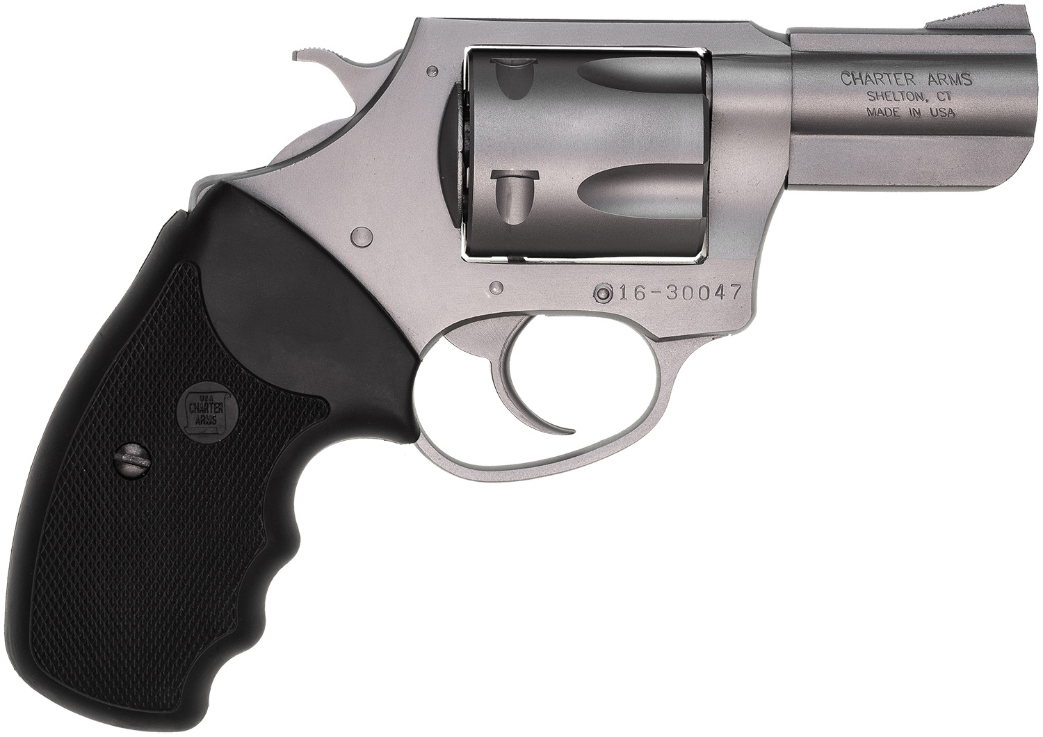 Charter Arms Pitbull .40 S&W 5-Round Double Action/Single Action Revolver 2.3 in Matte Stainless