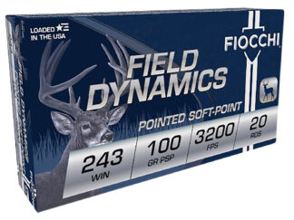 Fiocchi Field Dynamics .243 Winchester 100 Grain Pointed Soft Point 20 Rounds