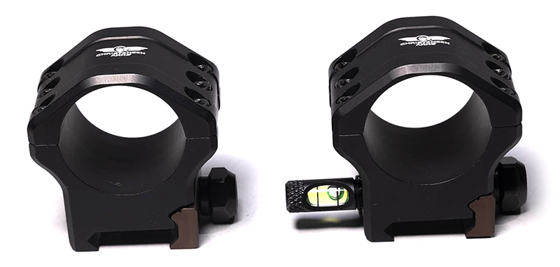 Christensen Arms Tactical 30mm Medium Black Scope Rings (Picatinny/NATO-STANAG)