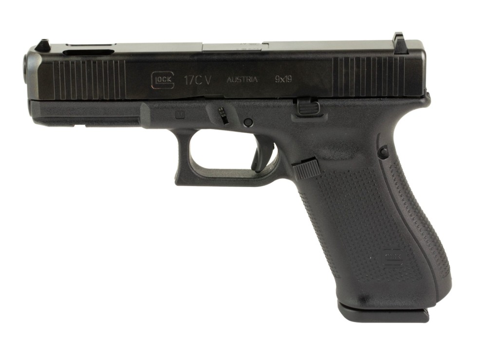 Glock 17C Gen 5V Compensated 9mm Semi-Auto Pistol, 4.49 in, Black, 17+1