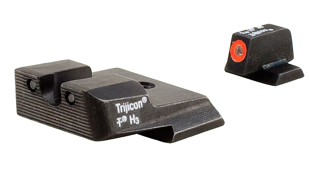 Trijicon HD Tritium Night Sights (Orange Front, Black Rear) for S&W M&P/M&P 2.0
