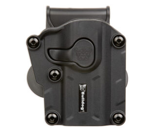 Bulldog Cases Max Multi-Fit Polymer Holster with Paddle, OWB, Right Hand, Black