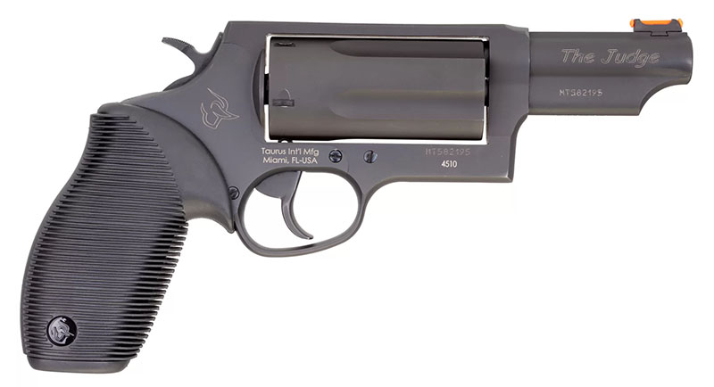 Taurus Judge Magnum 3 in .410 Bore/.45 Colt Double Action/Single Action Revolver, Matte Black Oxide, 5 Rounds