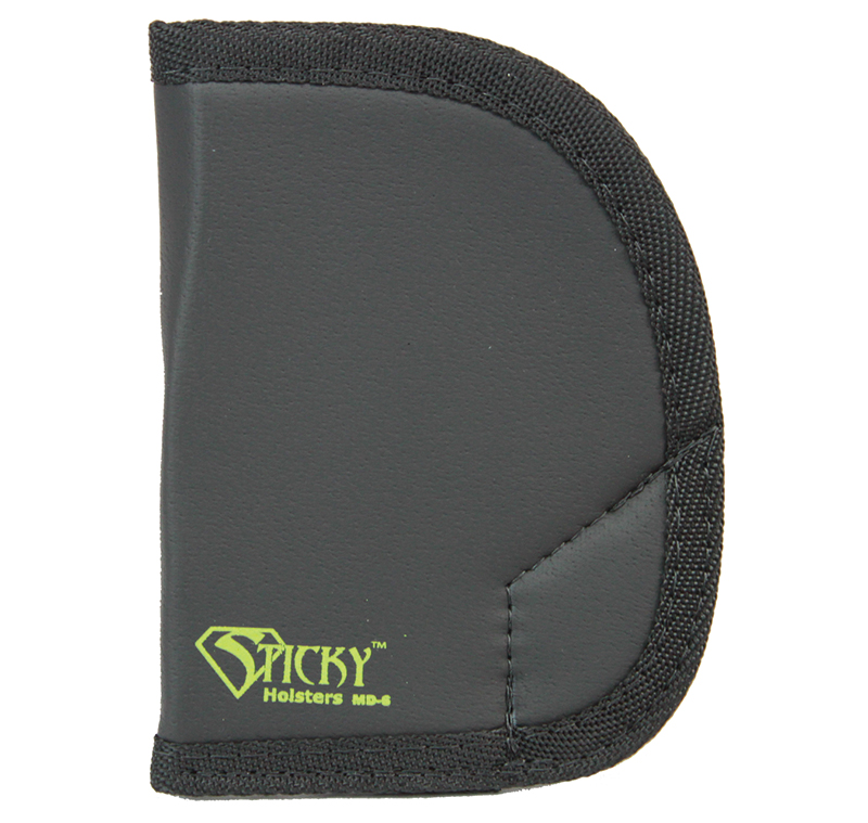 Sticky Holsters MD6 Sticky Holster for Ruger SP101 Small/Medium Revolver, 2-2.5 in Barrel, Black