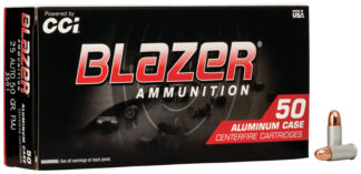 CCI Blazer .25 ACP 50 Grain Total Metal Jacket (TMJ) 50-Round Box