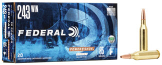 Federal Power-Shok .243 Winchester 85 gr Copper Hollow Point 20-Round Box