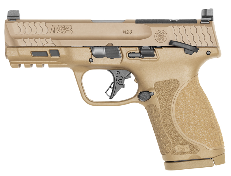Smith & Wesson M&P M2.0 Compact 9mm 4 in FDE Optic Cut Pistol