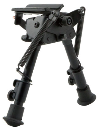 Harris Engineering S-BR Swivel BR Cant Swivel Bipod, 6-9 in, Black Anodized Steel/Aluminum