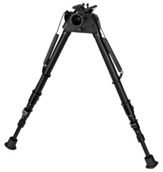 Harris S25C Cant Swivel Bipod for Q.D. Stud Equipped Bolt Action Rifles, Black Anodized