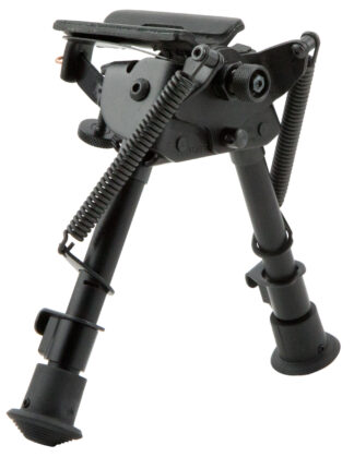 Harris Engineering S-BRM Swivel Stud Bipod, Cant Swivel, 6-9 in Adjustment Range, Black