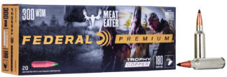 Federal Premium 300 WSM 180 Grain Trophy Copper Polymer-Tipped Ammo, 20 Rounds