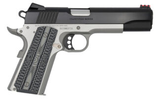Colt Government Comp .45 ACP 5 in Semi-Auto Pistol Stainless/Blue Titanium G10 Novak Adjustable Sights