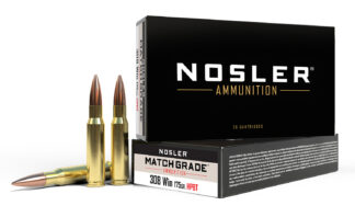 Nosler Match Grade .308 / 7.62 NATO 175gr Custom Competition HPBT 20-Round Box
