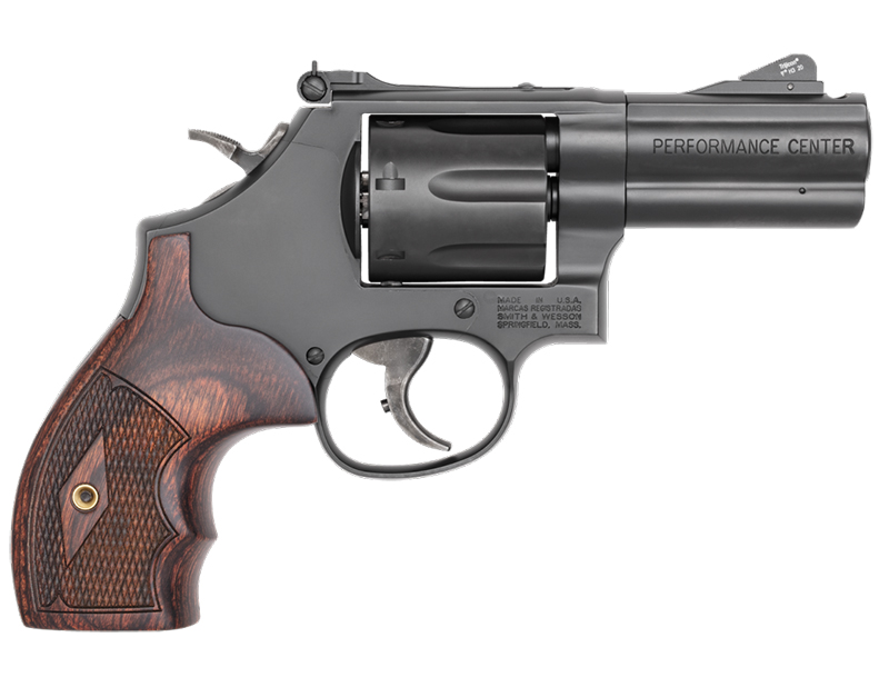 Smith & Wesson PC 586 L-Comp .357 Magnum 3 in Blued 7-Round Revolver with Tritium Sights